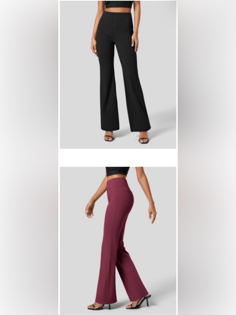 Halara Flex™ High Waisted Back Side Pocket Slight Flare Work Pants